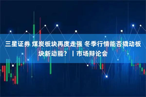三星证券 煤炭板块再度走强 冬季行情能否撬动板块新动能？丨市场辩论会