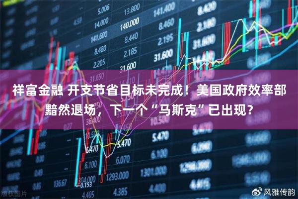 祥富金融 开支节省目标未完成！美国政府效率部黯然退场，下一个“马斯克”已出现？