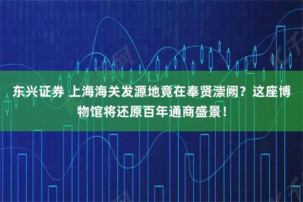 东兴证券 上海海关发源地竟在奉贤漴阙?这座博物馆将还原百年通商盛景!